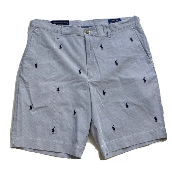 Polo Ralph Lauren Classic Fit Pinstripe Pony Short